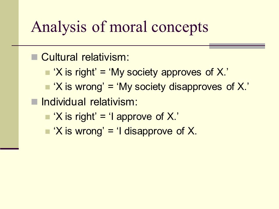 Moral Relativism